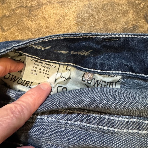 Cowgirl Tuff Breathe Jeans Size 36 - Picture 6 of 7